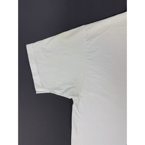 Vintage 1990 Levis Levi Strauss Denim Promo Sit On It White Shirt Rare XL Fit T - Picture 6 of 16